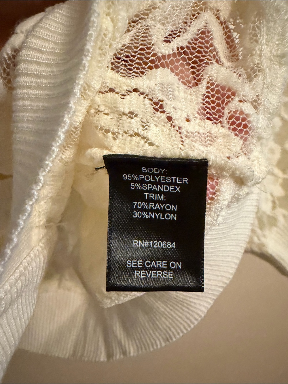 torrid Cream Floral Lace Button Cropped Cardigan - Picture 4 of 4